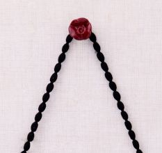 Cherry Small Rose Ceramic Wall Hook