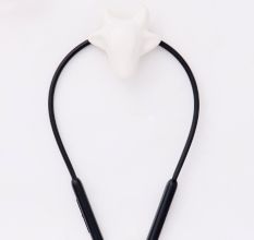 White Handmade Cow Face Ceramic Wall Hook