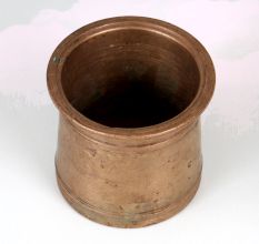 Indian Traditional Small Brass Panchpatra Pot for Rituals