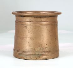 Indian Traditional Small Brass Panchpatra Pot for Rituals