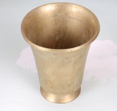 South Indian Art Handmade Brass Holy Glass for Rituals