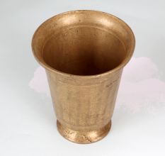 Handcrafted South Indian Holy Brass Glass for Prayer Room