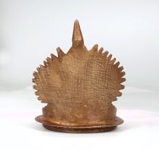 Handmade High-Quality Brass Gaja Lakshmi Oil Lamp for Rituals