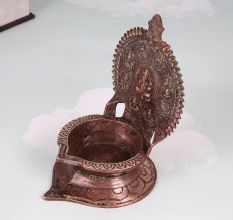 Holy Finest Brass Gajlaxmi Oil Lamp for Home Decoration