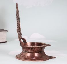 Holy Finest Brass Gajlaxmi Oil Lamp for Home Decoration