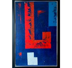 The Blessing Acrylic Canvas Painting by Artist Ashok Jadav 90 x 60 cm