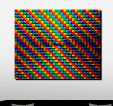 Ensemble Acrylic Canvas Painting by Artist Samba Prasad 24 x 30 inch