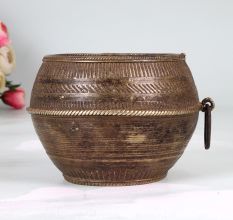 Vintage Finish Brass Measurement Bowl for Indoor Decoration