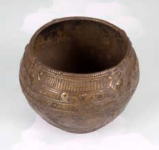 Vintage Brown Finest Brass Measurement Bowl for Home Decor