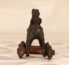 Vintage Finish Brass Horse with Rider for Home Decoration