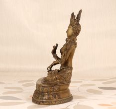 Traditional Finest Brass Goddess Tara Statue for Prayer Room