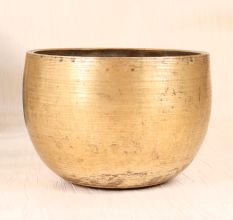 Plain Brown Handmade Brass Pot Made of Brass for Decoration