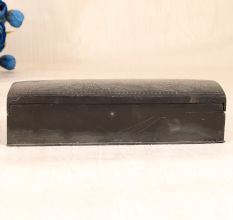 Handmade Vintage Metal Bidri Jewelry Box from Hyderabad