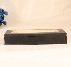 Vintage Handcrafted Metal Jewelry Box in Hyderabadi Art