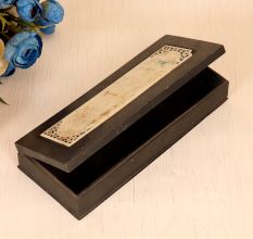 Vintage Handcrafted Metal Jewelry Box in Hyderabadi Art