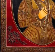 Beautiful Hand-Painted Tanjore Art on Board in Antique Finish