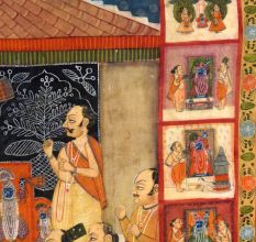 Hand-Painted Lord Shrinathji Cloth Pichwai Painting for Home Decoration