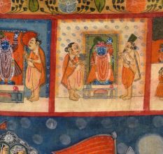 Hand-Painted Lord Shrinathji Cloth Pichwai Painting for Home Decoration