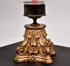 Handmade Finest Brass Glass Candle Stand for Home Decor