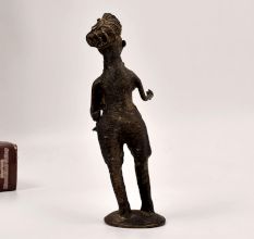 Handmade Vintage Brass Musician Man Tribal Art Statue