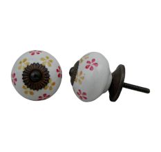 Red Yellow Floral Knob (1)