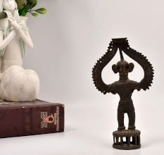 Tribal Art Vintage Finest Brass God Statue in Dhokra Art