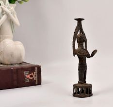 Tribal Art Vintage Finest Brass God Statue in Dhokra Art