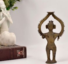 Dhokra Art Handmade Brass Tribal God Statue for Decoration
