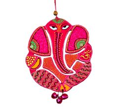 Decoreer Handicraft Home Decor Wooden Wall Hanging Ganesha
