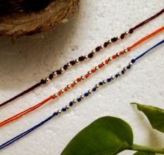 Traditional Rakhi with Acrylic Beads