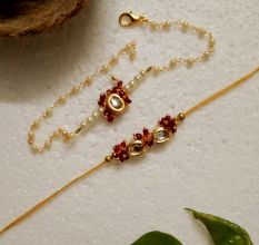 Kundan, Acrylic Beads-Inspired Rakhi: Celebrate the Bond