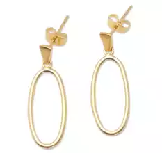 Gerometric Dangle earring, Brass with 22k gold plated earring, Wholesale jewelry