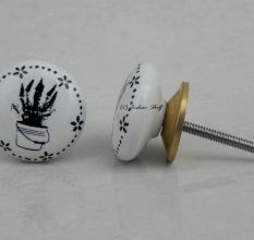 Flower Pot Flat Knob (1)