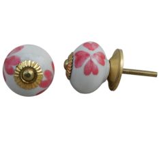 Red Heart Ceramic Knob