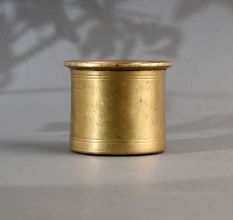 Plain Panchpatra Brass Water Pot for Hindu Rituals