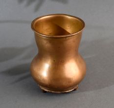 Sturdy Handmade Brass Panchpatra Holy Water Pot for Hindu Rituals