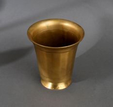 Indian Handmade Brass Holy Glass Pot for Decoration