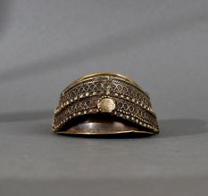 Vintage Tribal Brass Ashtray for Indoor Decoration