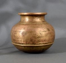 Indian Vintage Brass Holy Water Pot for Indoor Decoration