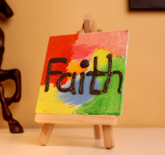 Uplifting Faith Textured Canvas Art for Décor
