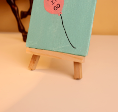Mini Let It Go Balloon Canvas Painting