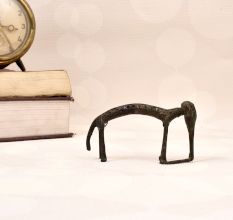 Handmade Finest Brass Long Elephant Statue in Folk Art