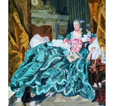 Madame De Pompadour â€“ Oil on Canvas by Artist B. Manikanta