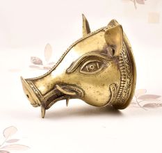 Handcrafted Finest Brass Lord Varaha Head for Wall Hanging