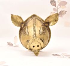 Handcrafted Finest Brass Lord Varaha Head for Wall Hanging