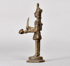 Finest Brass Hindu Goddess Tribal Statue for Prayer Room
