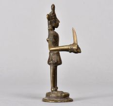 Finest Brass Hindu Goddess Tribal Statue for Prayer Room