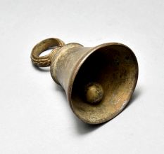 Indian Handmade Finest Bell Metal Temple Bell in Vintage Finish