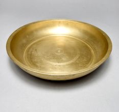 Handcrafted Holy Brass Bowl for Hindu Rituals and Decoration