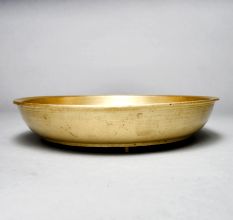 Handcrafted Holy Brass Bowl for Hindu Rituals and Decoration
